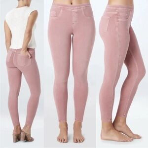 SPANX Jean-Ish Shaping Leggings Pink Blush M